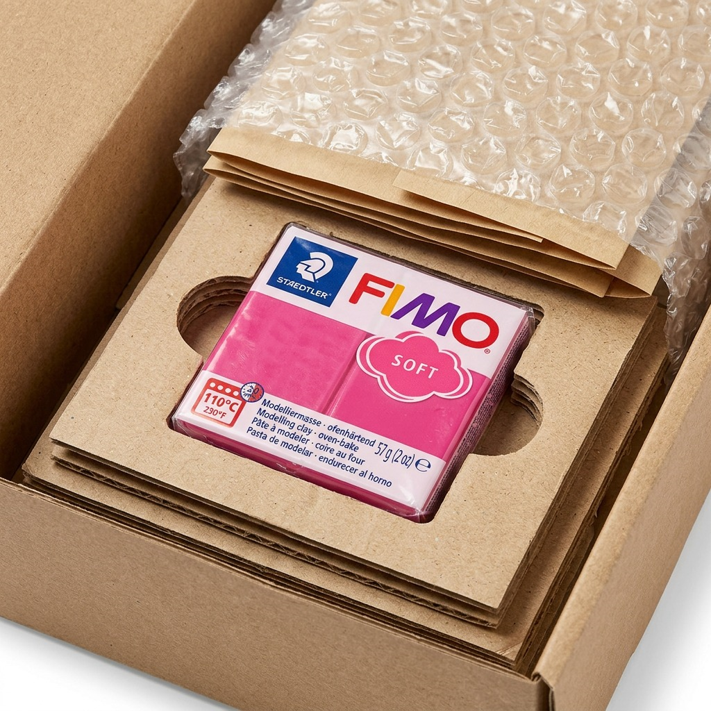 Staedtler Modelling Clay Fimo Soft Raspberry 57g (2 oz)