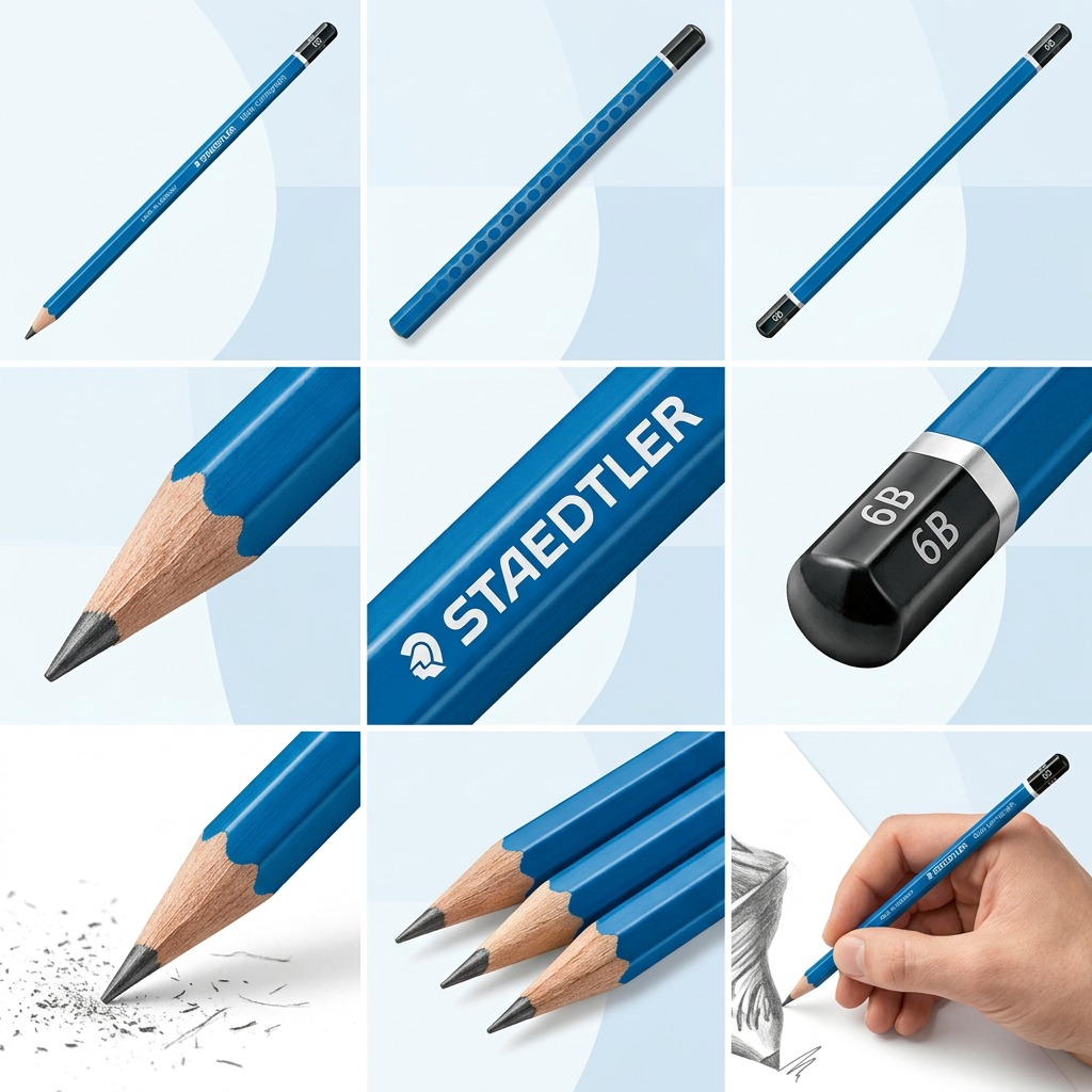 Staedtler Pencil Lumograph 6B - Replaces 100-6B-11