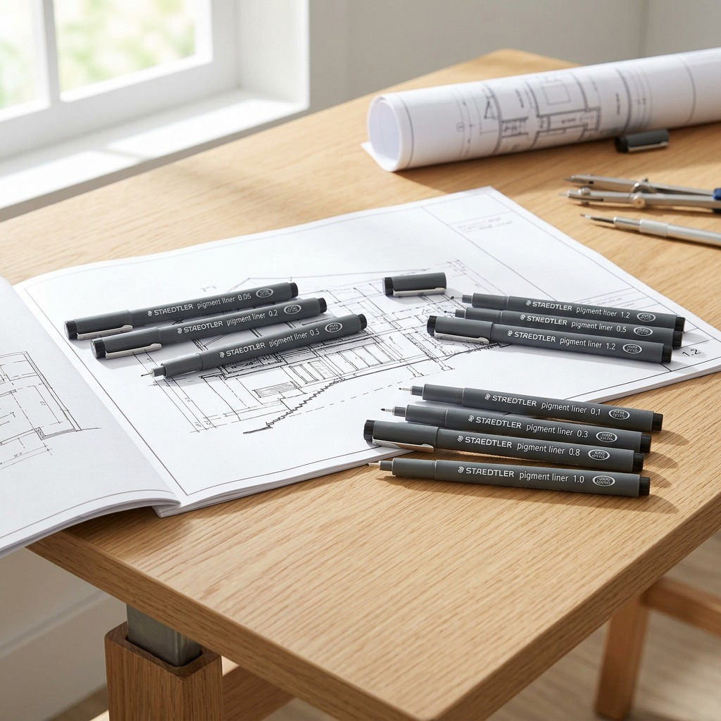 Staedtler Pigment Liner (005, 01, 02, 03, 05, 08, 10, 12)