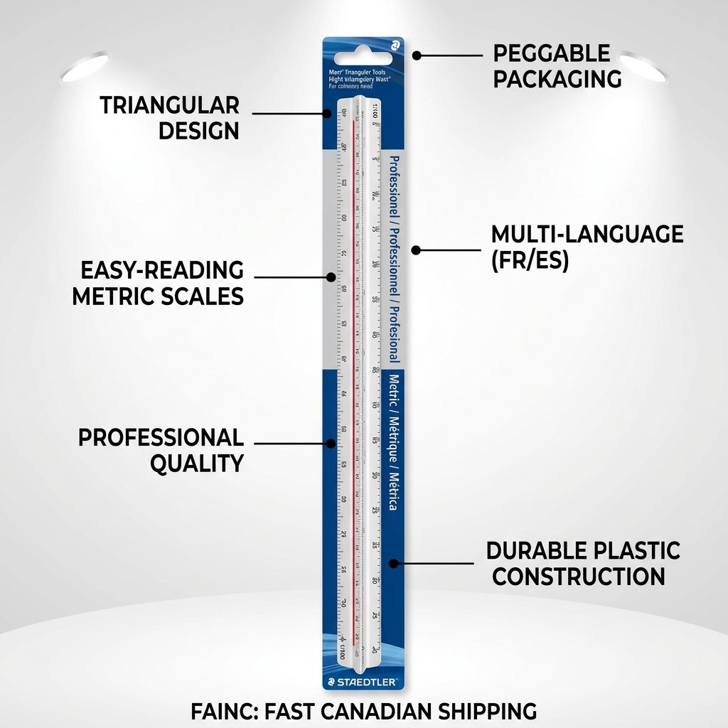 Staedtler Triangular Ruler Metric 30cm