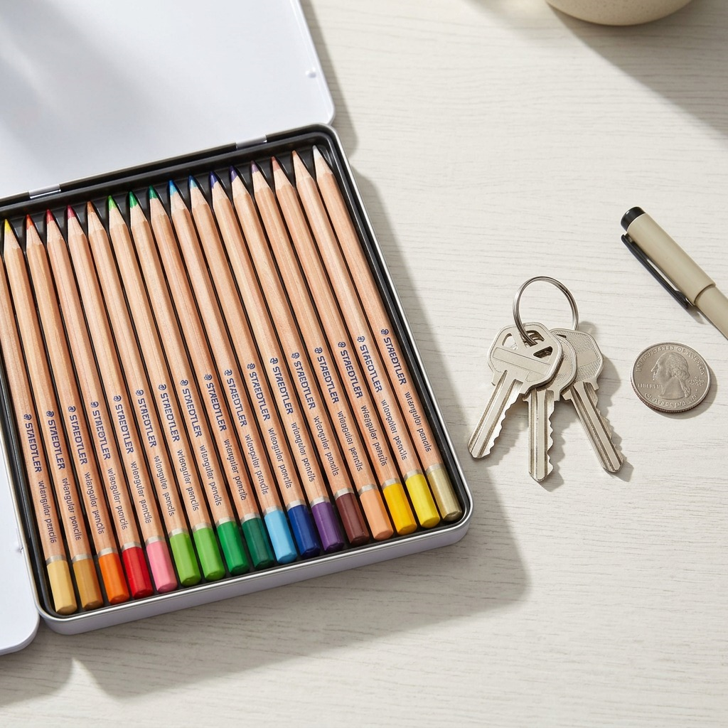 Staedtler Triangular Watercolour Pencils 3mm, 18-Pack FSC 100%