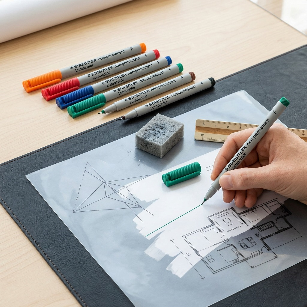 Staedtler Universal Pen Lumocolor Non-p F 6-Pack