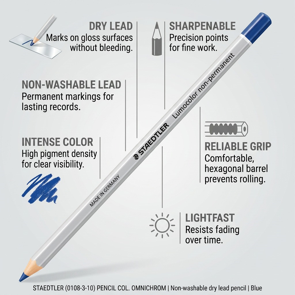 Staedtler Pencil Coloured Omnichrom Blue
