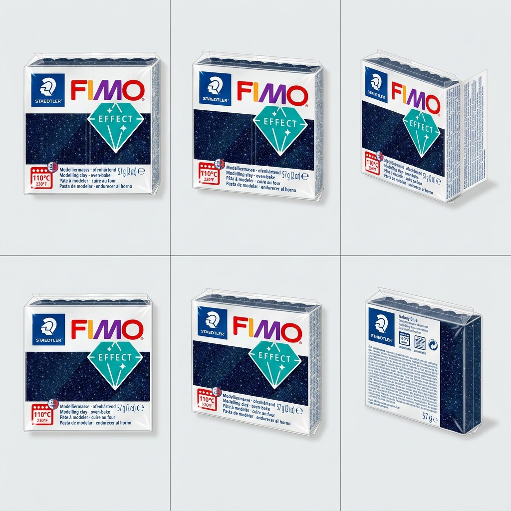 Staedtler Modelling Clay Fimo Effect Galaxy Blue 57g (2 oz)