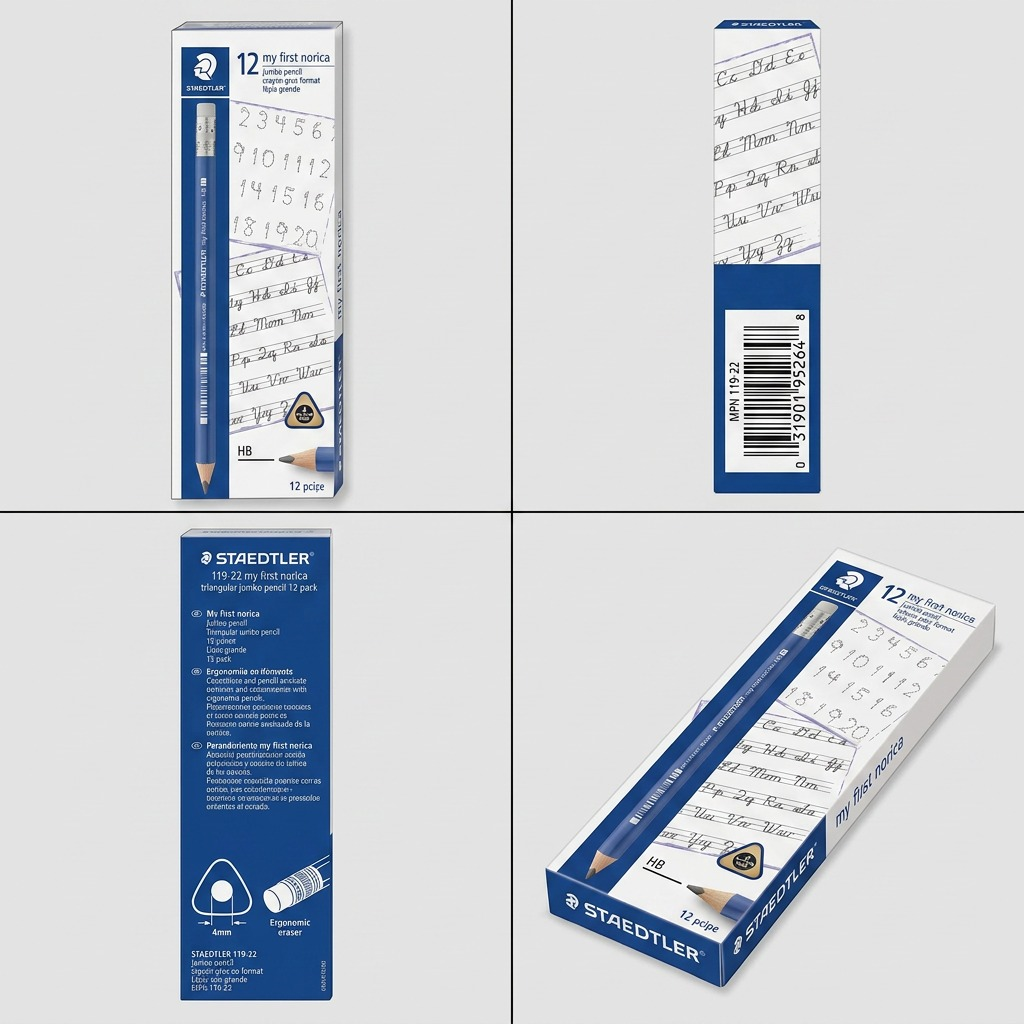 Staedtler Triangular Pencil 4 MM HB