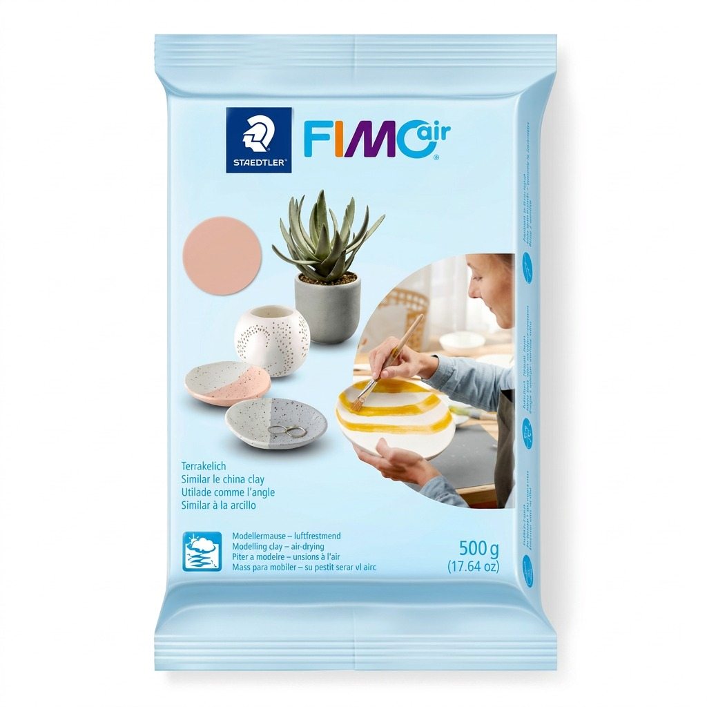 Staedtler Modelling Clay Fimoair 500g Pale Pink