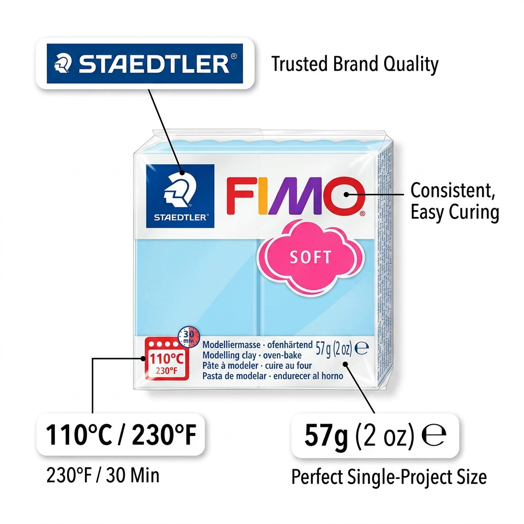 Staedtler Modelling Clay Fimo Soft Aquarell 57g (2 oz)