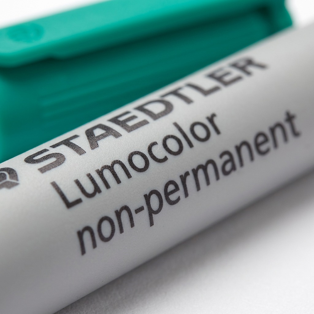 Staedtler Lumocolor Extra Fine Permanent Grn Marker