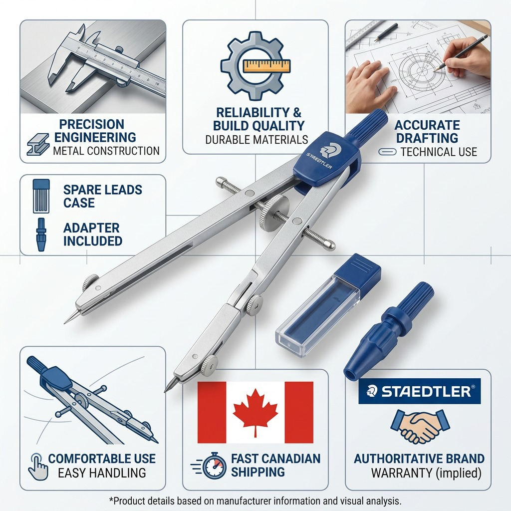 Staedtler Compass Set, Metal