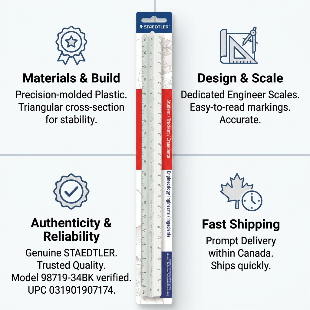Staedtler Scale Triangular Plastic