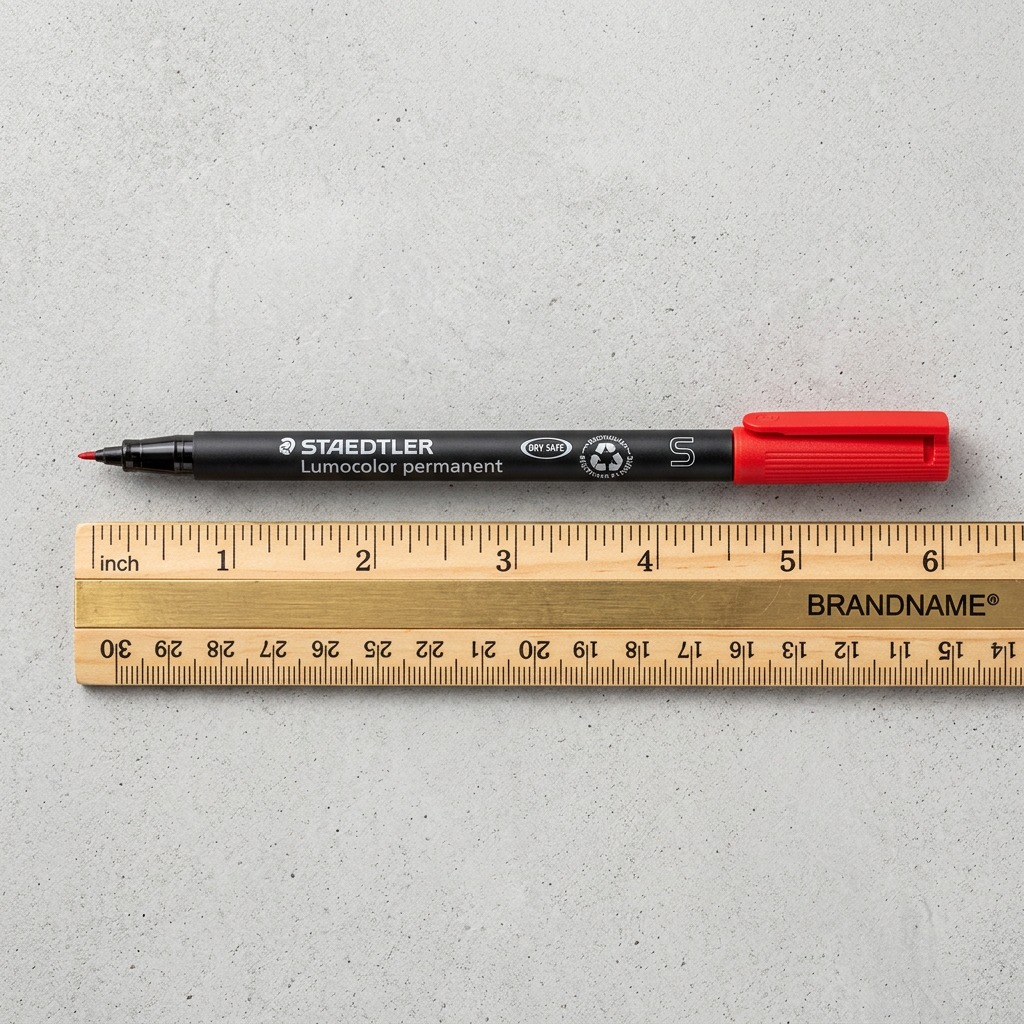 Staedtler Marker Lumocolor Xfine Permanent Red