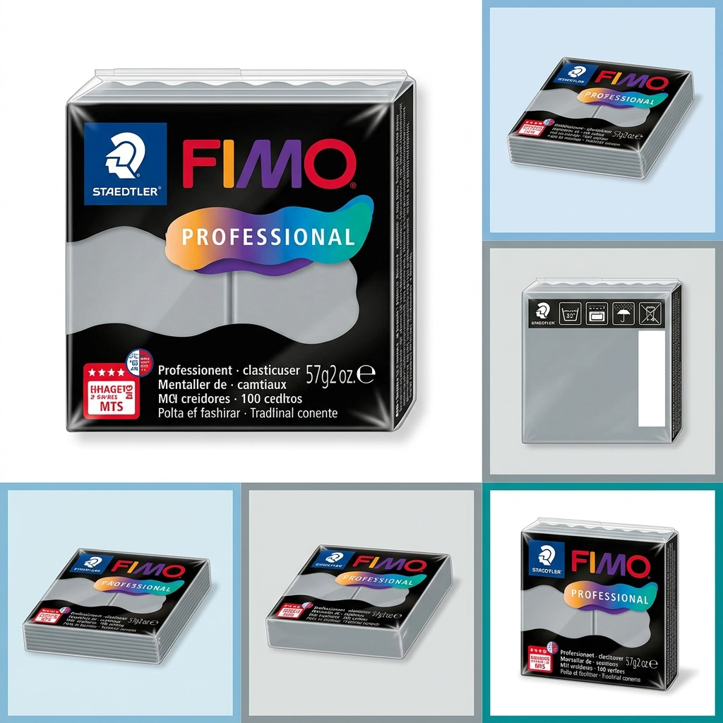 Staedtler Modelling Clay Fimo Professional Dolphin Grey 57g (2 oz)