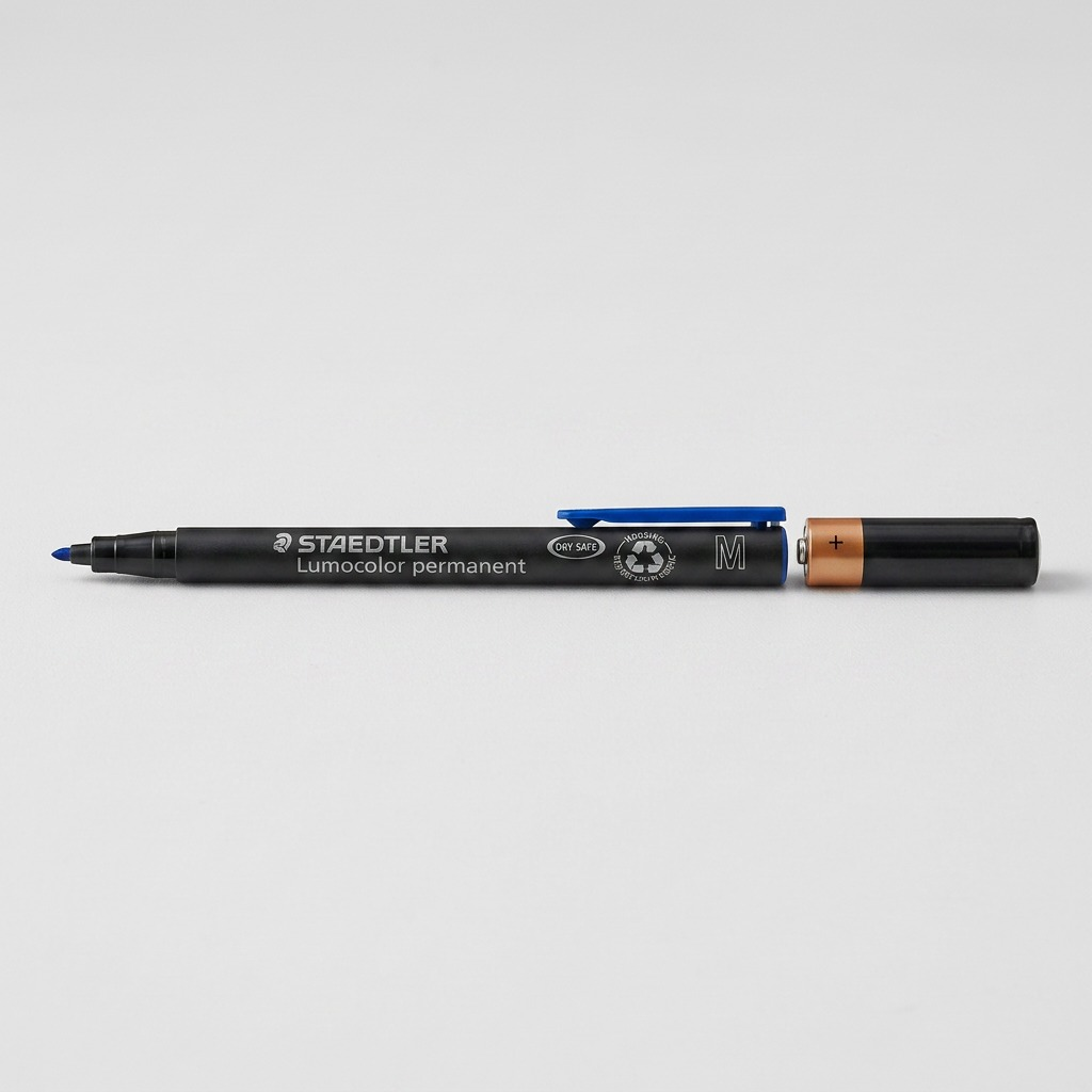 Staedtler Marker Lumocolor Medium Permanent Bleu