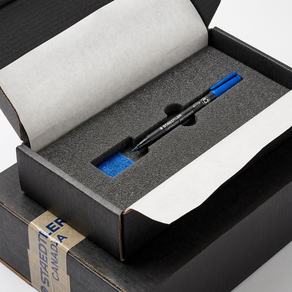 Staedtler Marker Lumocolor Medium Permanent Bleu