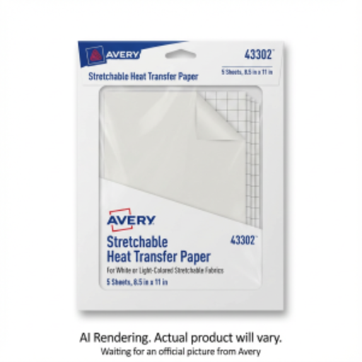 Transferts pour t-shirts extensibles Avery Inkjet, 8,5" x 11", 4 feuilles