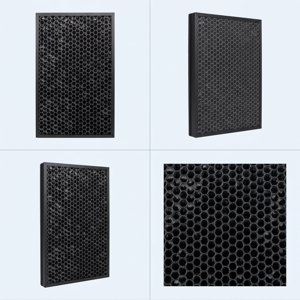 Sharp FZK50DFU Replacement Active Carbon Deodorizing Filter Kit - Compatible with FPK50UW