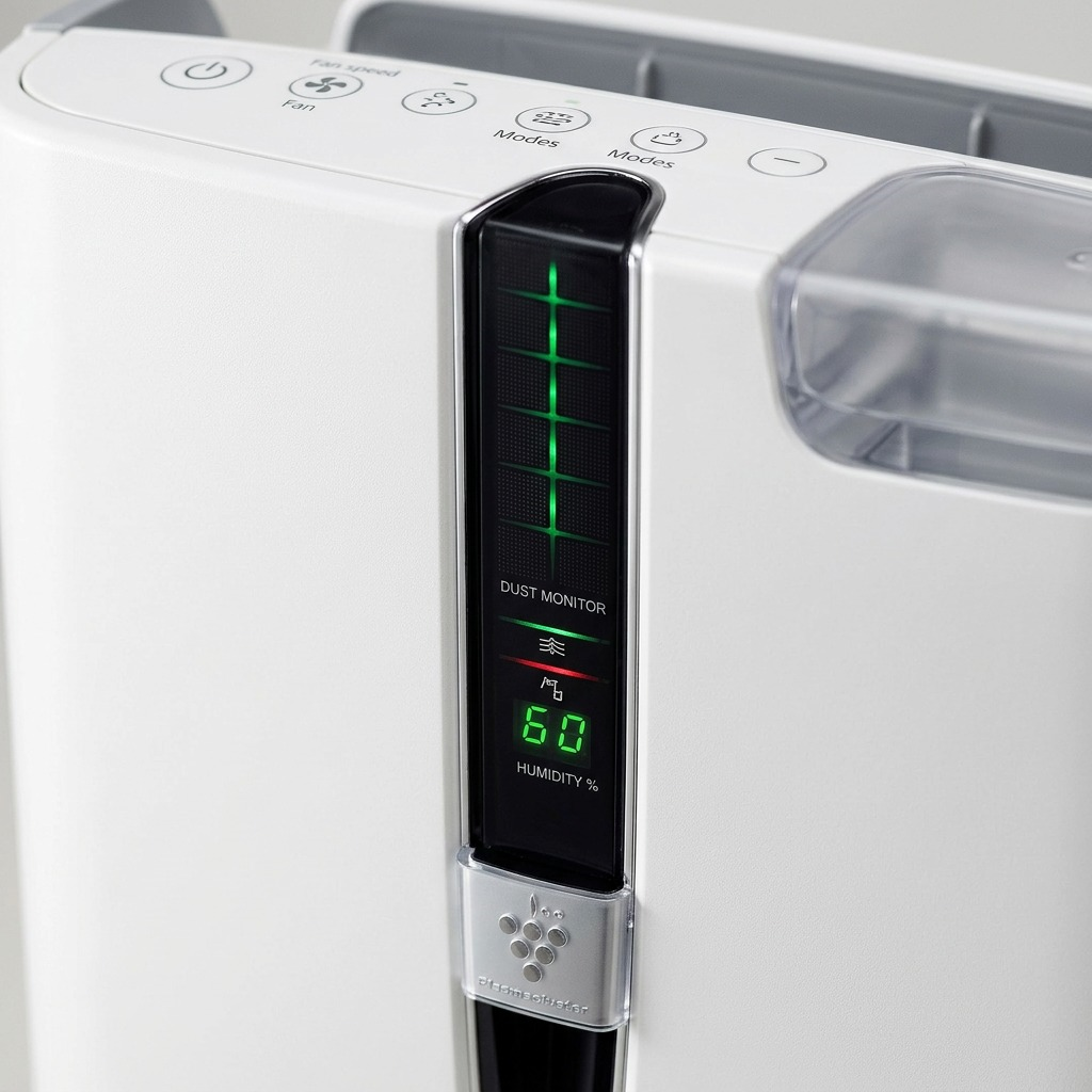 Sharp KC860U Plasmacluster Air Purifier and Humidifier - High - Efficiency True HEPA for Large Rooms