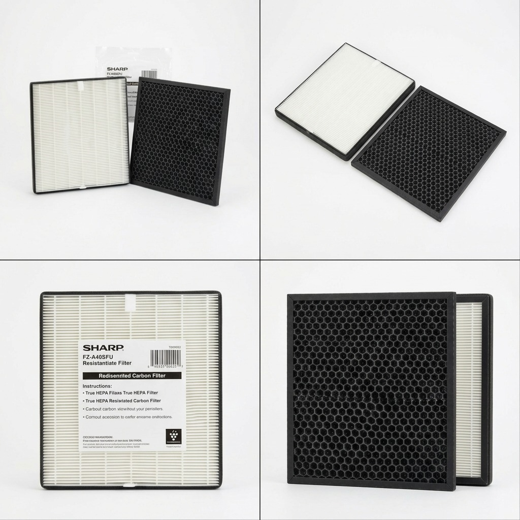 Sharp FZA40SFU Replacement True HEPA and Deodorizing Filter Kit - 2-Year Lifespan