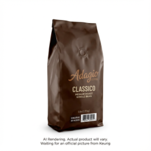 Café Adagio Grains Entiers - Adag Rs Classico Torréfaction Moyenne Grains 5Lb