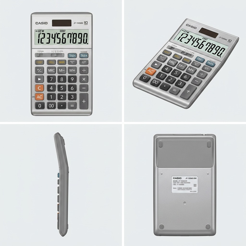 Casio JF-100MS 10-Digit Desktop Calculator