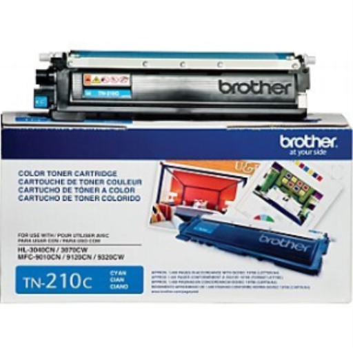 Cartouche de toner cyan Brother TN210C, rendement standard