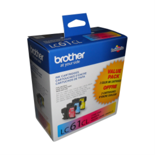 Pack de 3 cartouches d'encre couleur Innobella Brother LC613PKS, rendement standard (1 cyan, 1 magenta, 1 jaune)