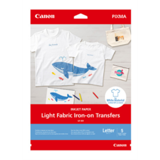 Transfert pour T-shirt format lettre LF-101 (5 feuilles/paquet)