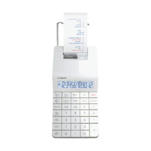 Calculatrice d'impression Canon X MarkIPrint| Blanc à main
