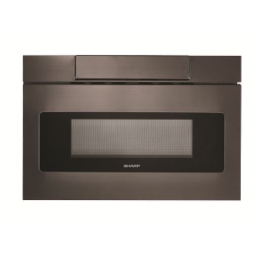 Sharp SMD2477AHC Microwave Drawer Oven - 24-Inch 1.2 Cu. Ft. 950W Black Stainless Steel