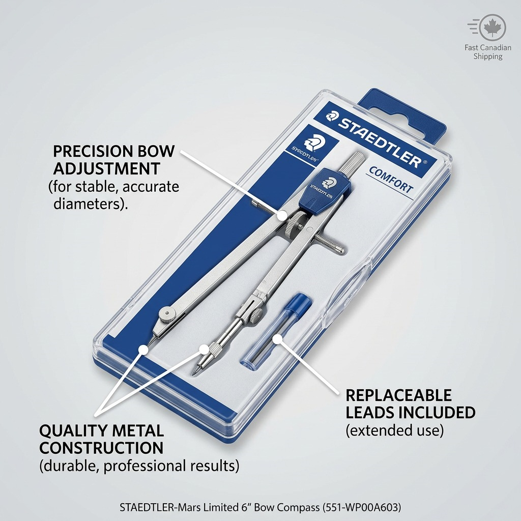 Staedtler Compass 6-inch Bow with Lead
