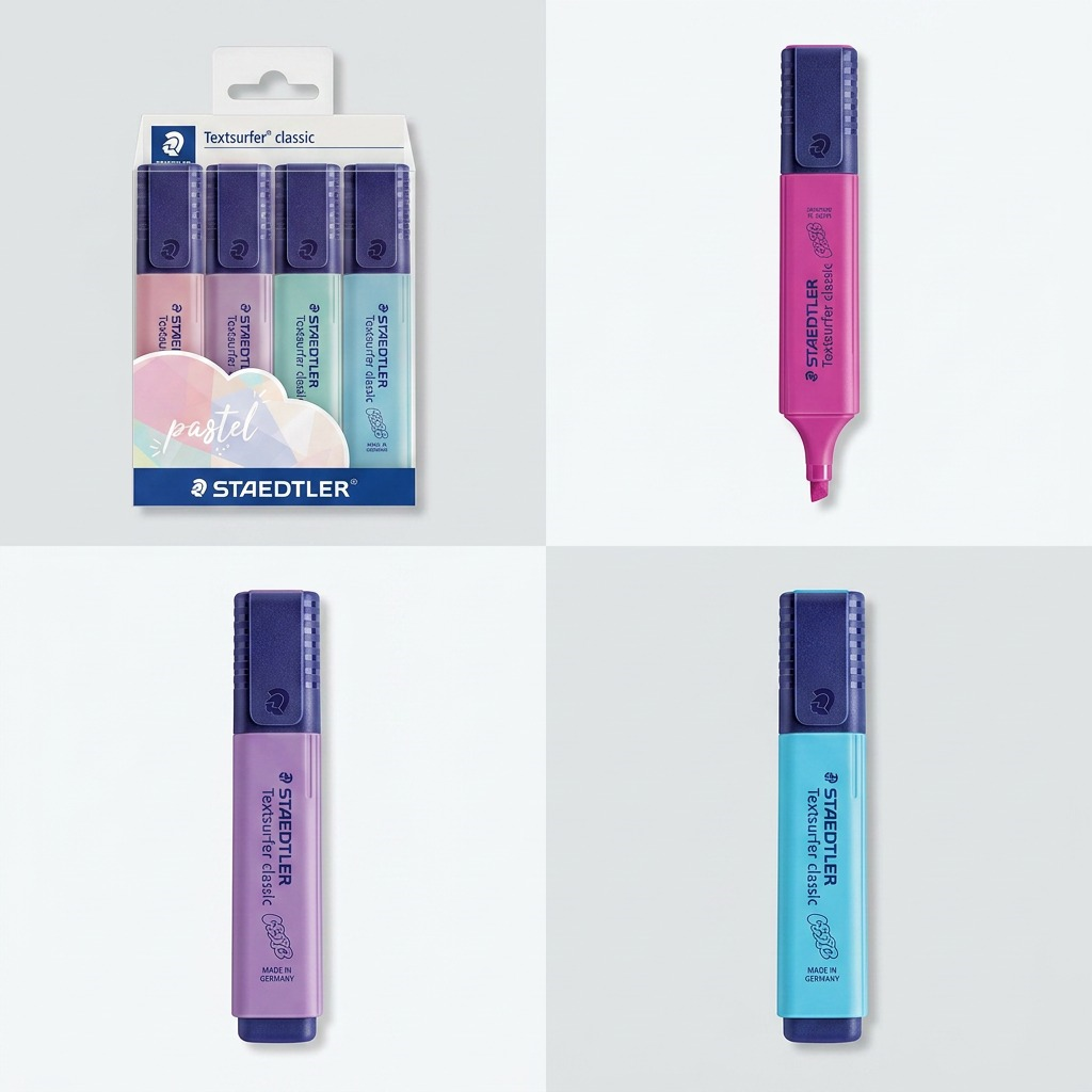 Staedtler Highlighter Textsurfer Pastel 4-Pack Wallet