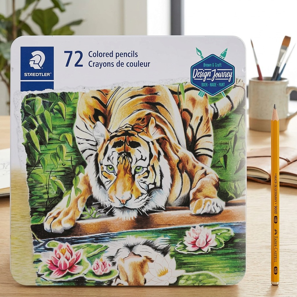 Staedtler Coloured Pencil Triangular 3mm, 72-Pack, FSC 100%