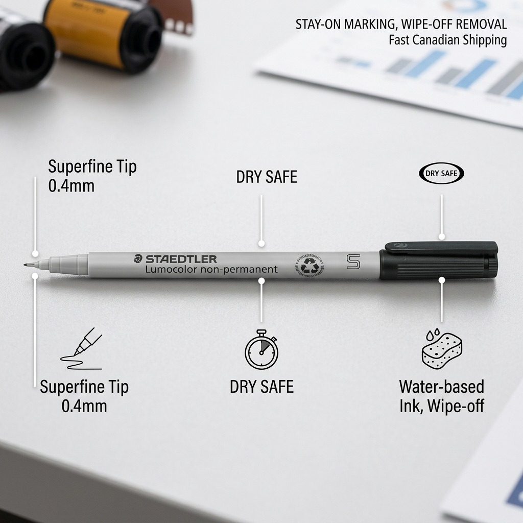 Staedtler Marker Lumocolor Superfine Water-Based Black