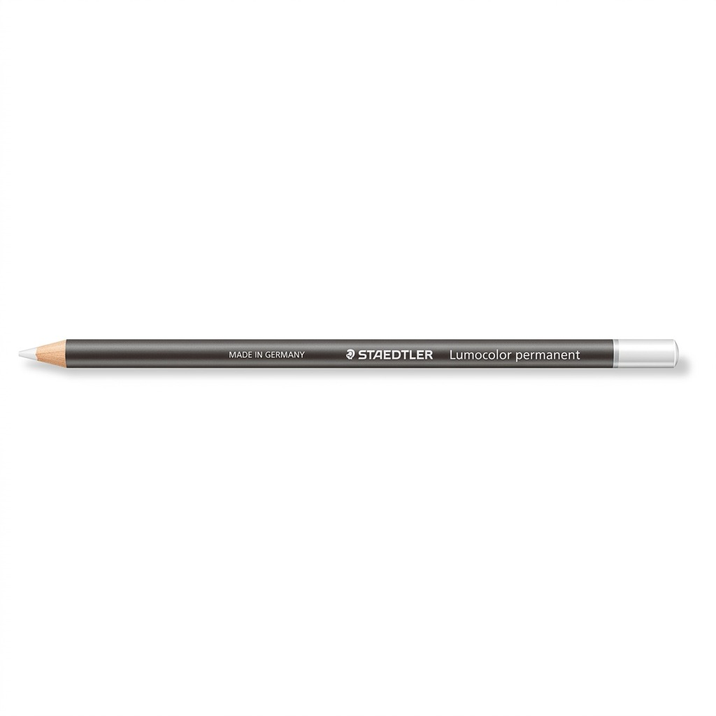 Staedtler Lumocolor Permanent Glasochrom Waterproof Dry Marker - White