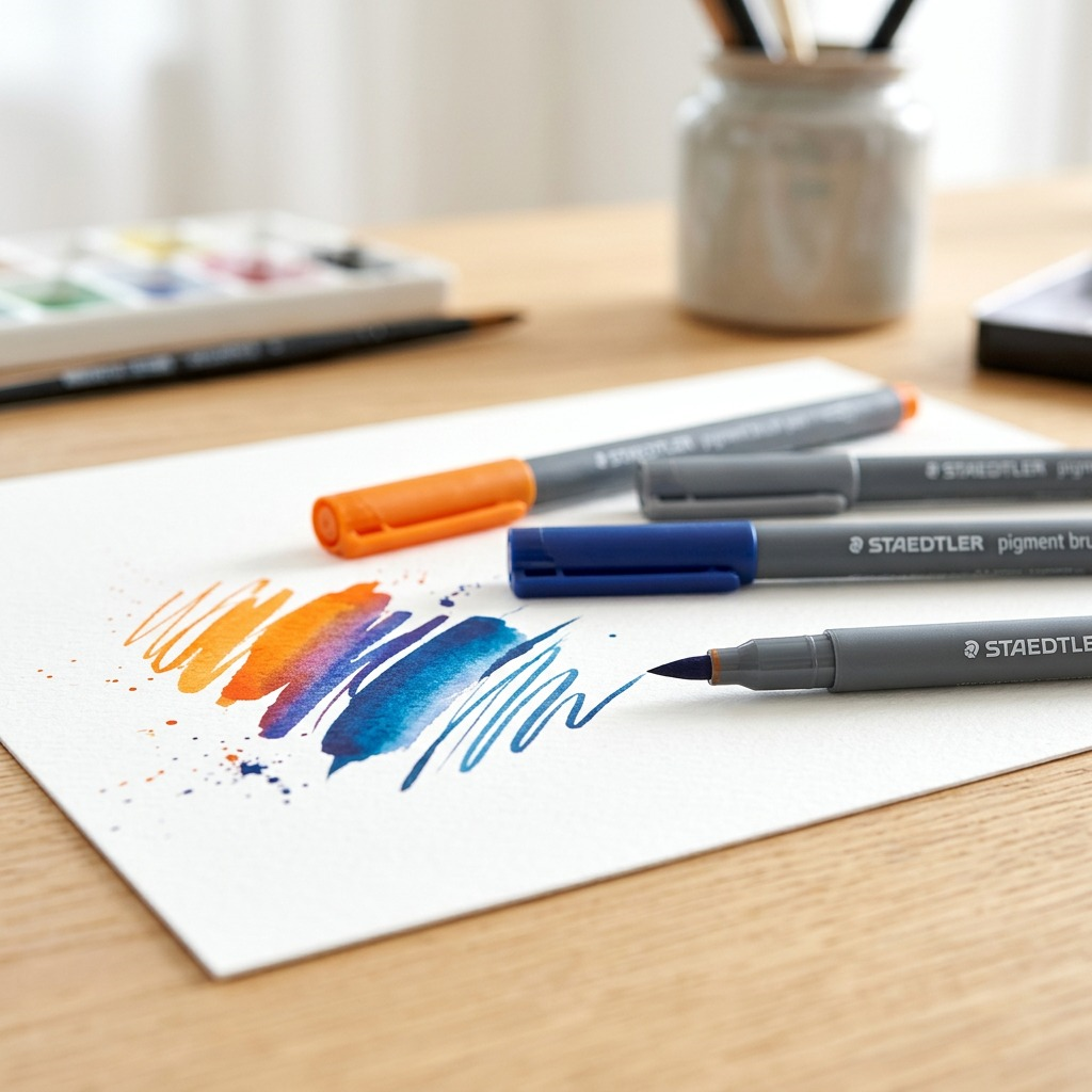 Staedtler Pigment Arts Brush Basic Colours