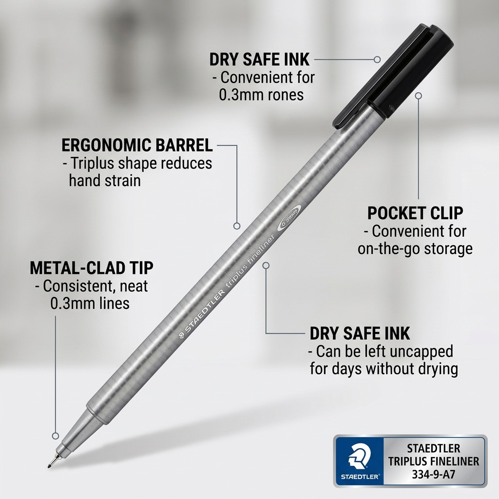 Staedtler Marker Triplus 0.3mm Black