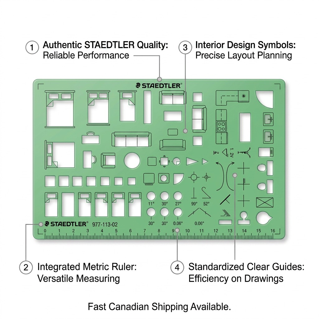 Staedtler Template Home Planning and Layout