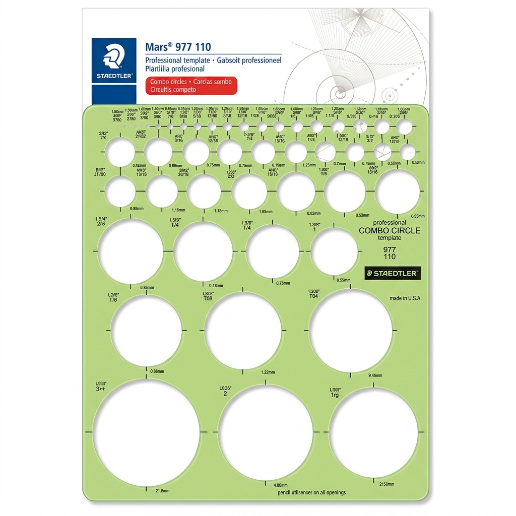 Staedtler Template Combo Circle