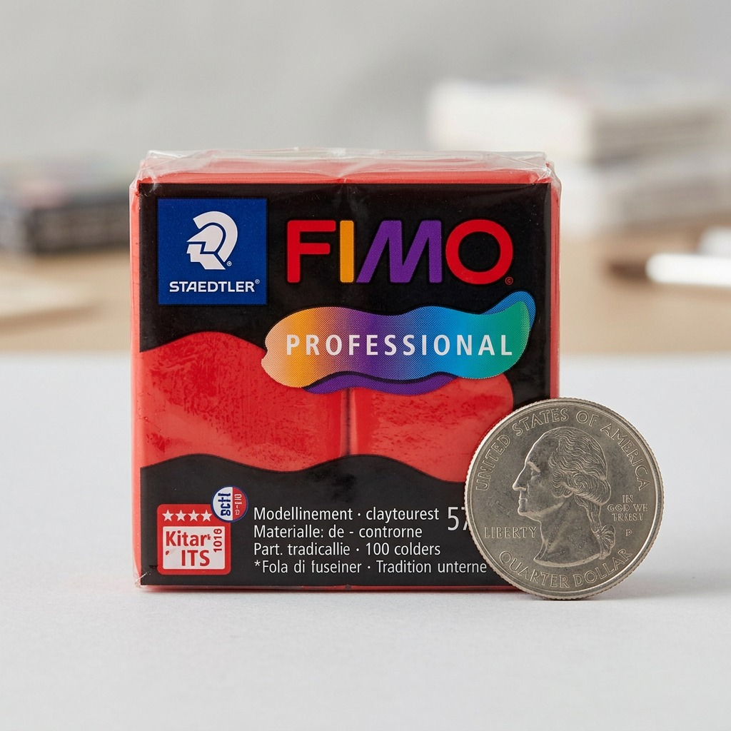 Staedtler Modelling Clay Fimo Professional True Red 57g (2 oz)