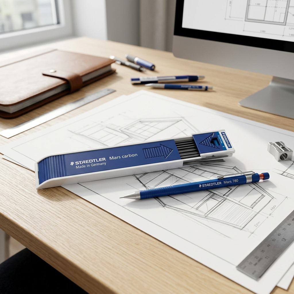 Staedtler Mars Carbon 2mm B 12 Leads