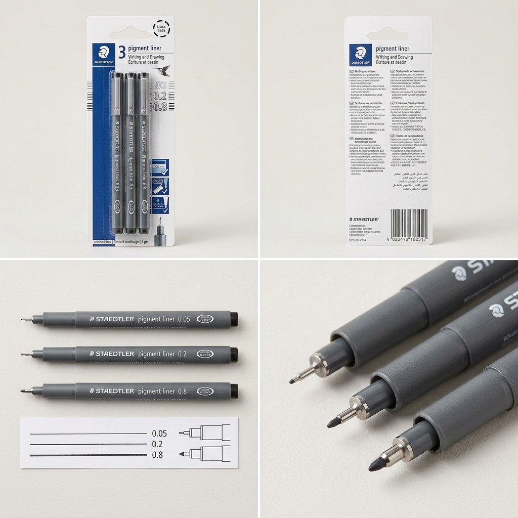 Staedtler Pigment Liner (005, 02, 08)
