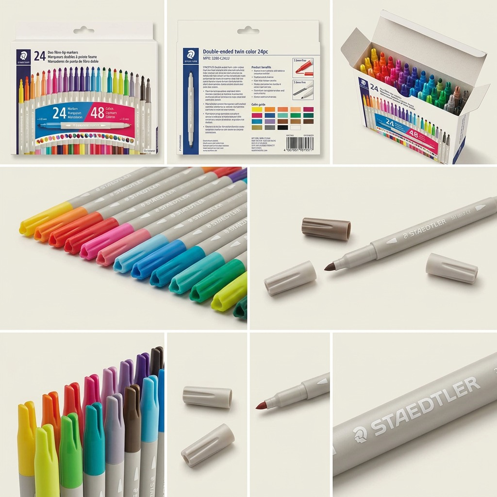 Staedtler Double-ended Twin Color 24-Pack