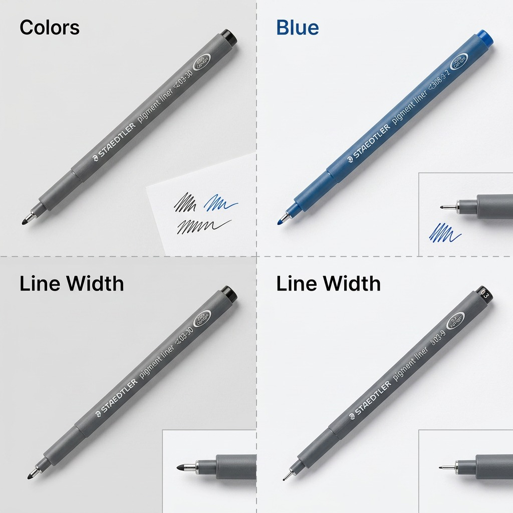 Staedtler Fineliner Pigment Liner 2.0mm Black