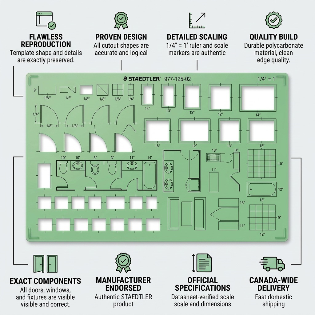 Staedtler Template Architects and Builders