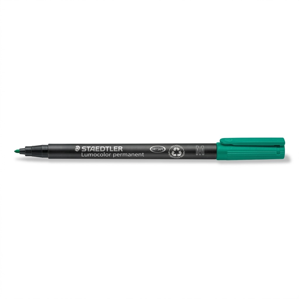 Staedtler Marker Lumocolor Medium Permanent Green