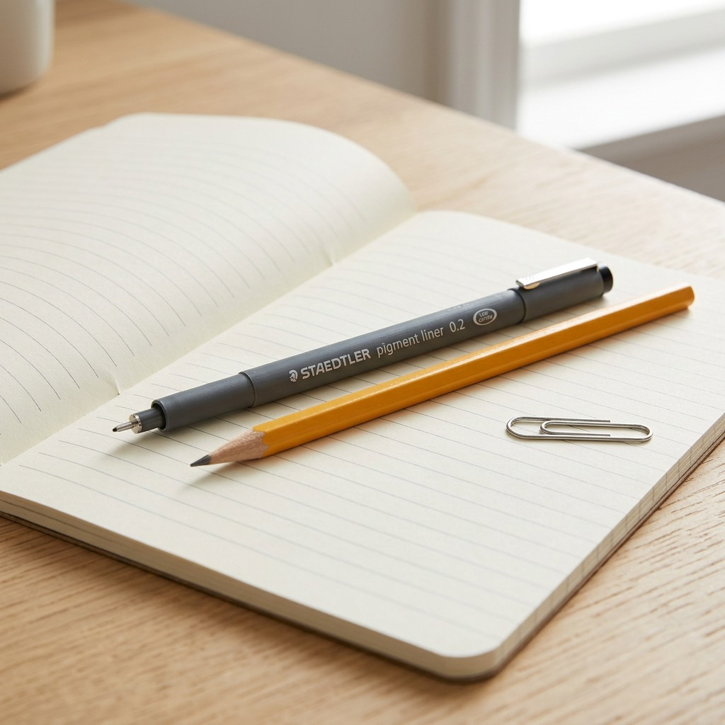 Staedtler Fineliner Pigment Liner 0.2mm Black