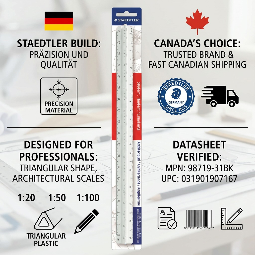 Staedtler Scale Triangular Plastic