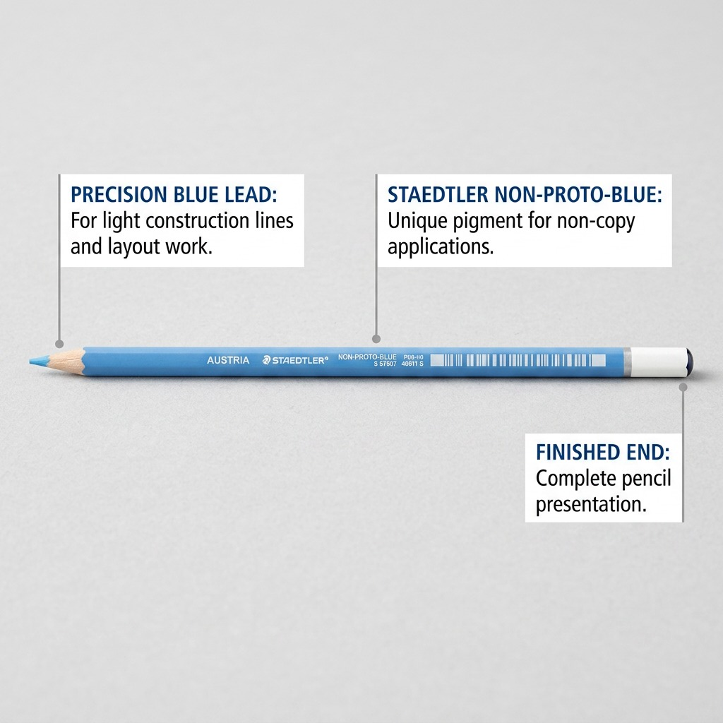 Staedtler Non-PROTO Pencil Blue Lead