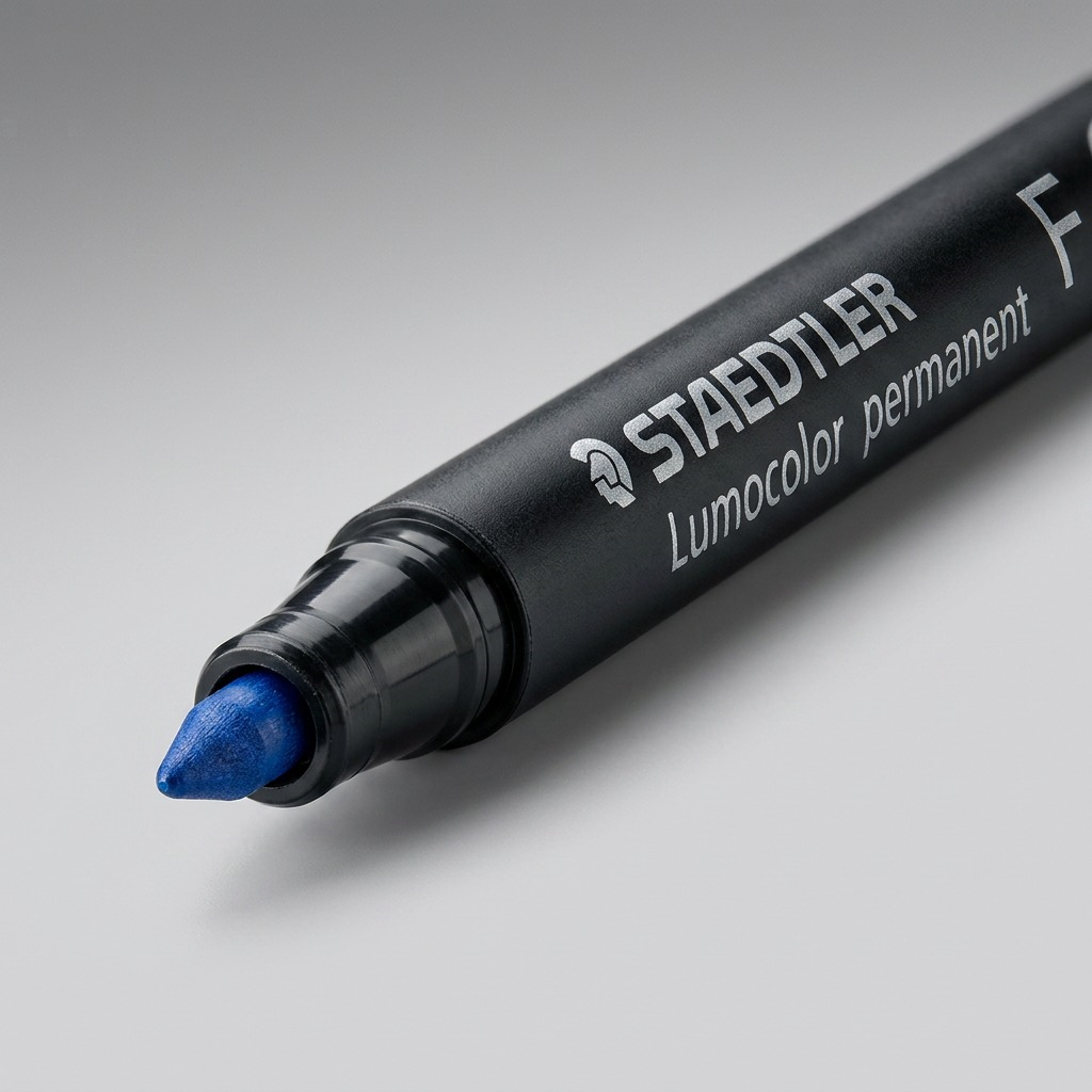 Staedtler Marker Lumocolor Fin Permanent Blue