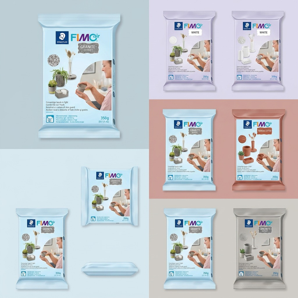 Staedtler Modelling Clay Fimoair Granite Effect 350g